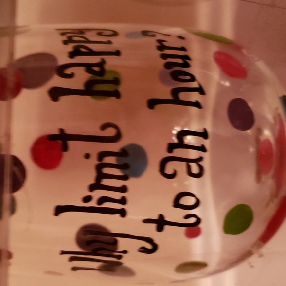 New -painted wine glass - Picture 2 of 8